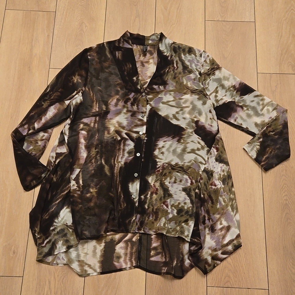 STELLA CARAKASI Sheer Blouse size S